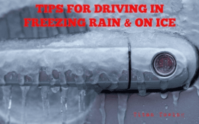 TIPS FOR DRIVING IN FREEZING RAIN & ON GLARE ICE